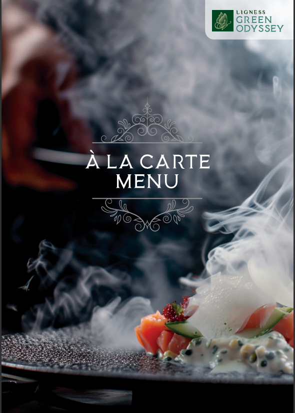 A La Carte Menu