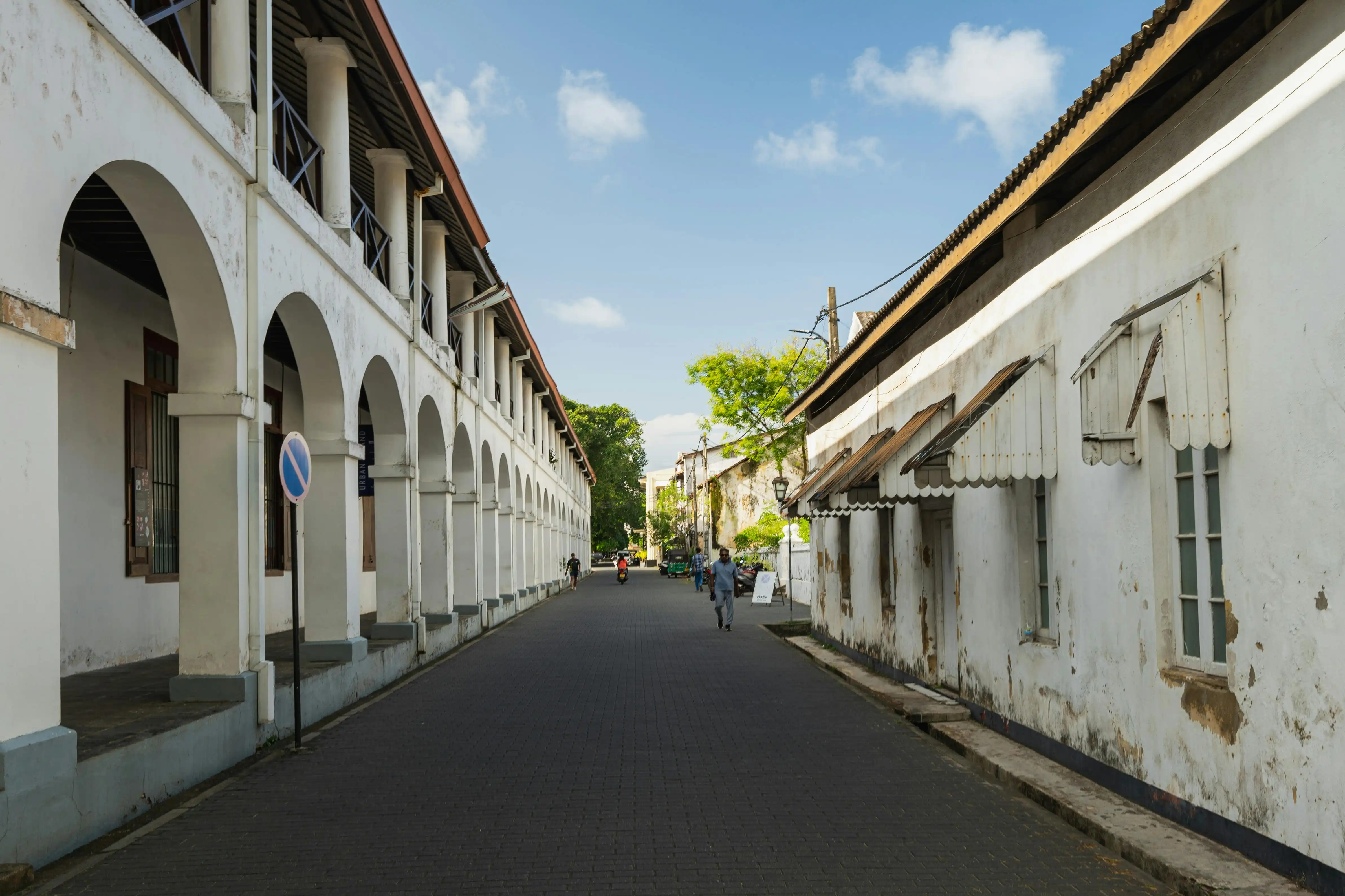 Galle fort street view